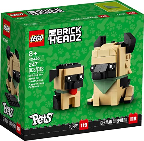 LEGO 40440 Brickheadz German Shepherd, Red - Image 2