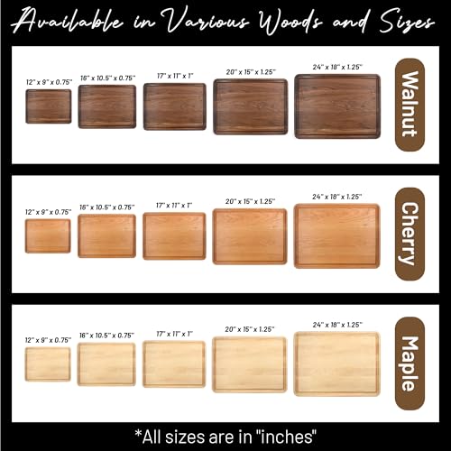 Tabla de Cortar Personalizada – Tabla de Madera Grabada con Nombre Personalizado, Tabla de Cortar para Cocina, Resistente para Carne, Verduras, Queso, Regalo para Inauguración (Cerezo) miniatura 4