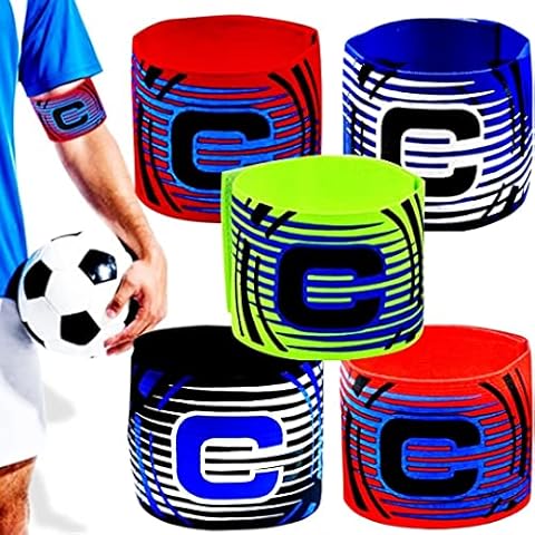Brazalete de Capitán de Fútbol Multicolor Ajustable RUIJIE Cover