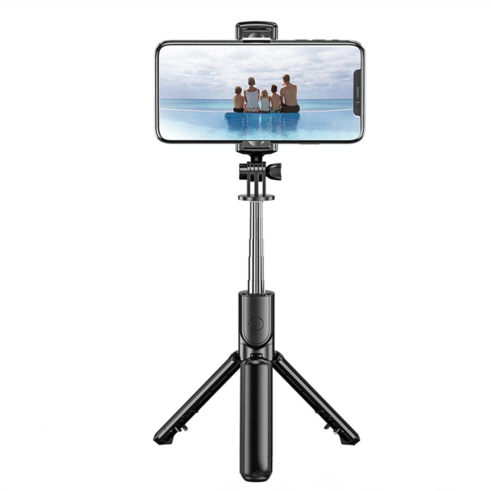 SCRUBY 3 In 1 Selfie Stick Telefono Regolabile Scrivania Treppiede Allungabile Monopiede Con Telecomando Bluetooth Per Smartphone Selfie Stick