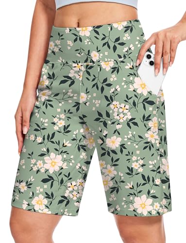 Blouty Women's 9' Bermuda Long Shorts Knee Length...