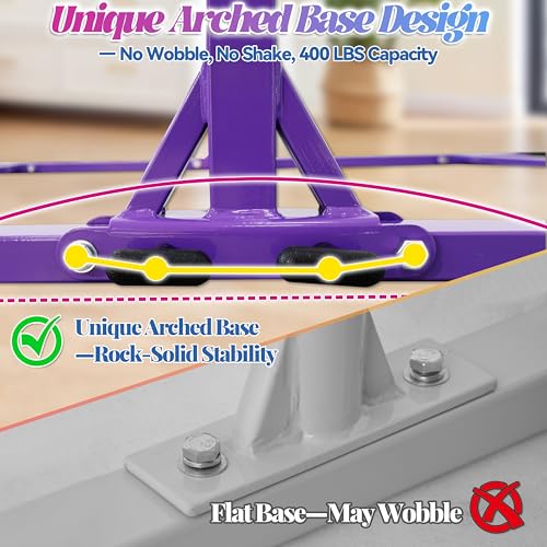 Image of Seliyoo Foldable Gymnastics Bar for Kids Teens Ages 3-18, 5FT /6FT Kip Training Bar -Sturdy Base for Home Training,Adjustable Height 35 inch to 59 inch for, 400 LBS Capacity,Anti-Slip Base & Easy Assembly