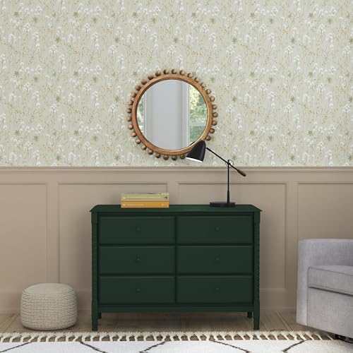 DaVinci Jenny Lind Spindle 6-Drawer Baby Dresser, Forest Green - image 2