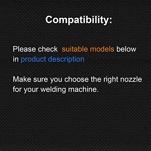 Allyearauto 2Pcs Flux Core Gasless Nozzle Kp1939-1, Compatible With Lincoln | Forney | Chicago Electric | Clarke Welder And More, Mig Welder Accessories, Tweco Mini/#1. #TOP5