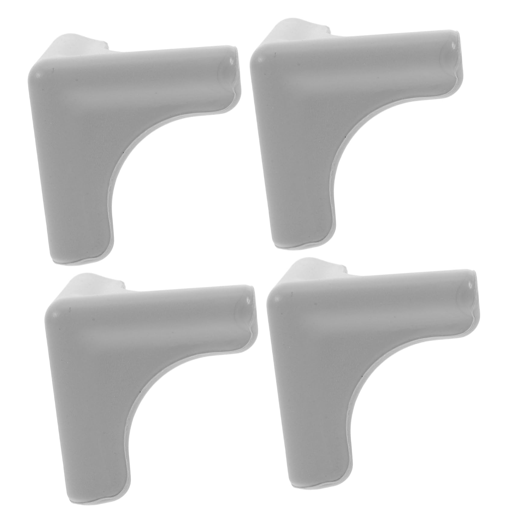 HOMSFOU Protective Range Hood Corner Bumpers 4 Silicone Guards Anti-Collision for Tables Kitchen Furniture Safety