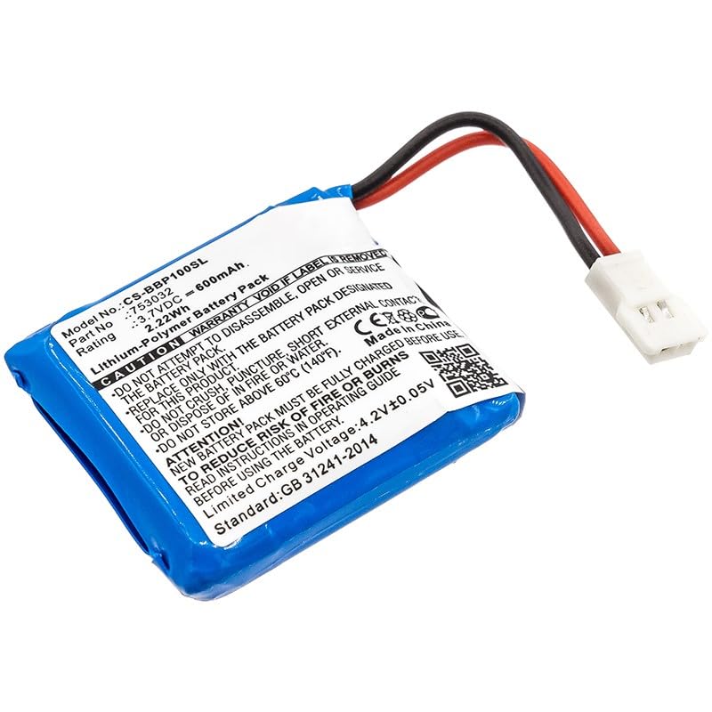 Battery Replacement for Bee-Bot Floor Robot, Programmable Children's Toy, Programmable Floor Robot, for 753032 Battery