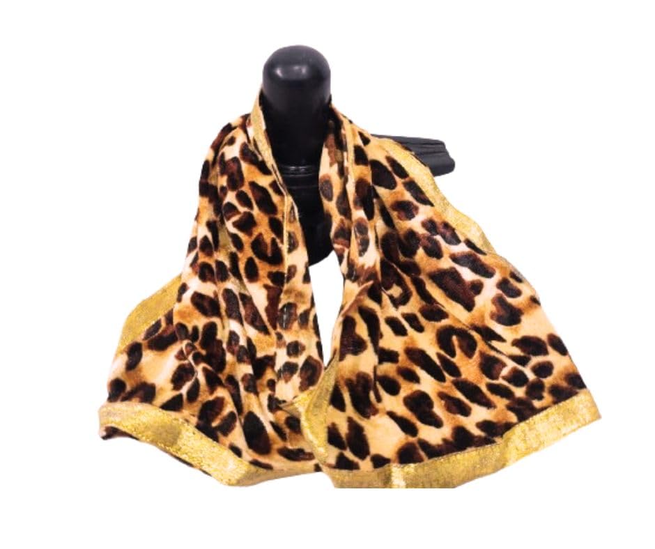 Shiva Poshak for Bholenath Pooja - Mahadev Shawl & Fatka (Duptta) in Brown (25x9 inch) - Shiva Dress & Shringar Vastra (Medium)-image-18