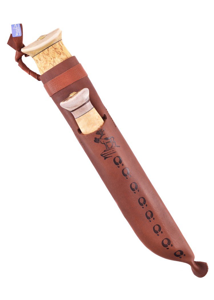 Finnenmesser - Wood-Jewel - 23LL Großes Doppelmesser Lapinleuku - Messer Outdoor