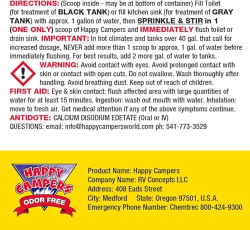 Happy Campers RV Tank Treatment