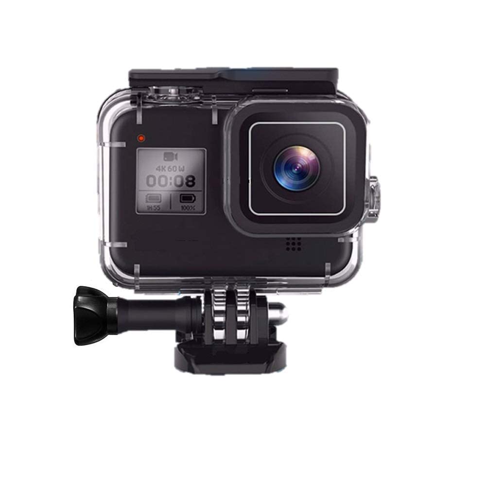 Power Smart 60M Underwater Diving Housing Waterproof Case Compatible with GoPro Hero 8 Action Camera-image-8