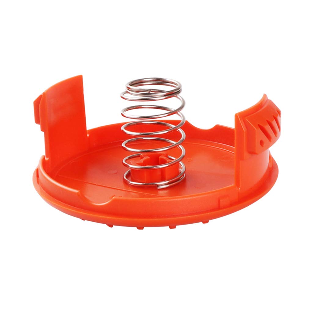 HELYZQ Trimmer Replacement Spool Cap Covers and Spring for Black-Decker