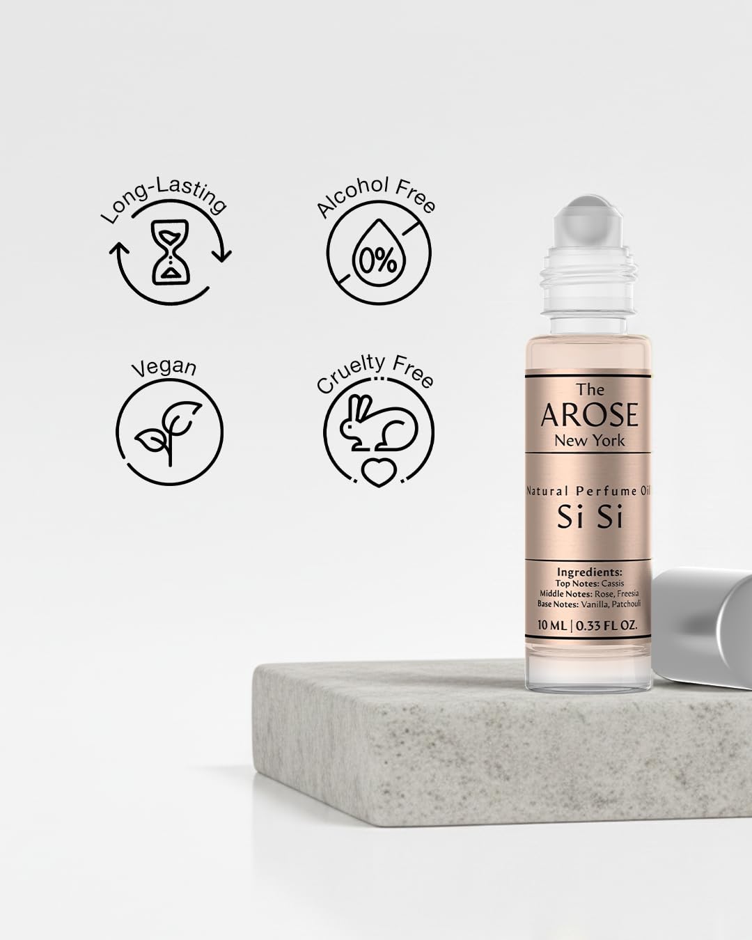 Si Si Perfume Oil, Woody Vanilla Aromatic Fragrance, Alcohol-free, Vegan, 10 ml, Pocket Size, Travel Size, long-lasting, Inspired by Si - Image 3