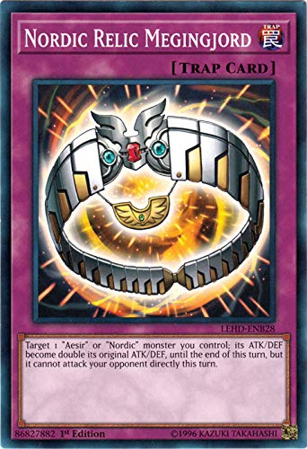 Yu-Gi-Oh! - Nordic Relic Megingjord - LEHD-ENB28 - Common - 1st Edition - Legendary Hero Decks - Aesir Deck