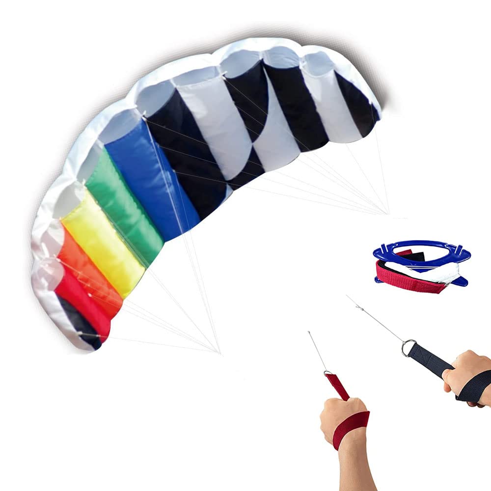Cerf-volant HQ Shade Sport 2 Lignes - Vent Léger - Multicolore 215 Cm - Débutants Et Trick