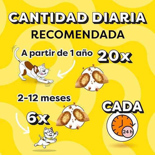 Miniatura 4 de Mars Catisfactions Premios para Gatos, Sabor Salmón (Pack de 6 x 60g)