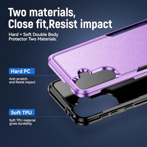 Coque Samsung Galaxy A37 5G Asuwish antichoc double couche avec protège-écran