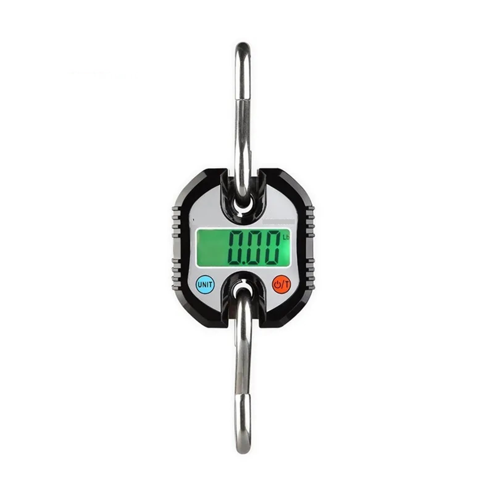 Cyfrowa waga dźwigowa Waga Dźwigowa, 150 Kg Elektroniczny Hak Do Zawieszania Ze Stali Nierdzewnej, Mini Bagażu, Cyfrowa Pętla Ważenia, do wędkowania w gospodarstwach garażowych(Nero)