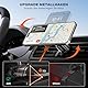 A2C QI2 15W Handyhalterung Auto mit Ladefunktion 2 In 1 für Magsafe Autohalterung mit Ladefunktion 360° Magsafe Ladegerät Auto für iPhone 16 Pro Max 16-12 Serie für Magsafe Hülle Smartphone