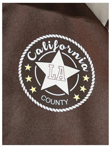 SOLY HUX Men's Letter Graphic Bomber Jacket Zip Up Mock Neck Long Sleeve Unisex Jacket Streetwear4