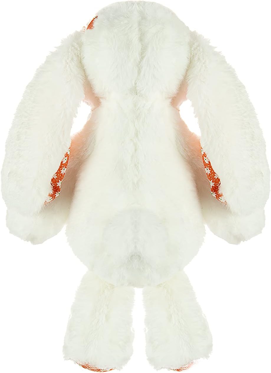 DILLY DUDU Orange Blossom Bunny Rabbit Stuffed Animal Plush Toy Best Gifts 10-Inch (Cream) - Image 6