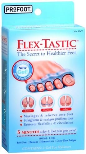 Profoot Care Flex-Tastic, Gel Toe Relaxers 1 ea by Profoot Care