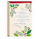 Hallmark Christmas Card (More Joy, Kindness, Thank-Yous)