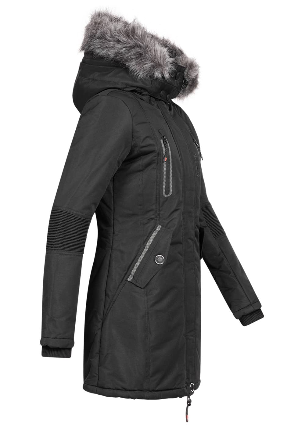 Geographical Norway Coraly Lady Parka Mujer Otoño Invierno Cálido Abrigo Capucha Chaqueta A Prueba De Viento