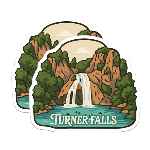 2 imanes decorativos Turner Falls 5 pulgadas pack miniatura 1