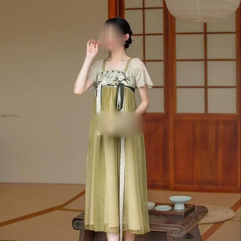 Robe chinoise Hanfu ample idéale pour vos spectacles de danse folklorique - 4