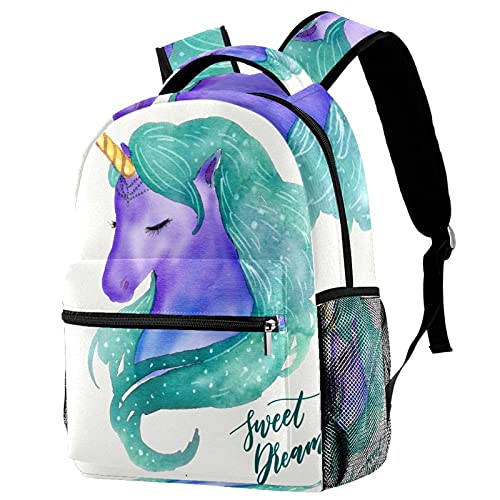 Sac à dos pour enfants licorne idéal pour les sorties au parc et la crèche
