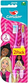Condor Escova Dental infantil Acima 4 Anos Jr Lv2 Pg1 Barbie