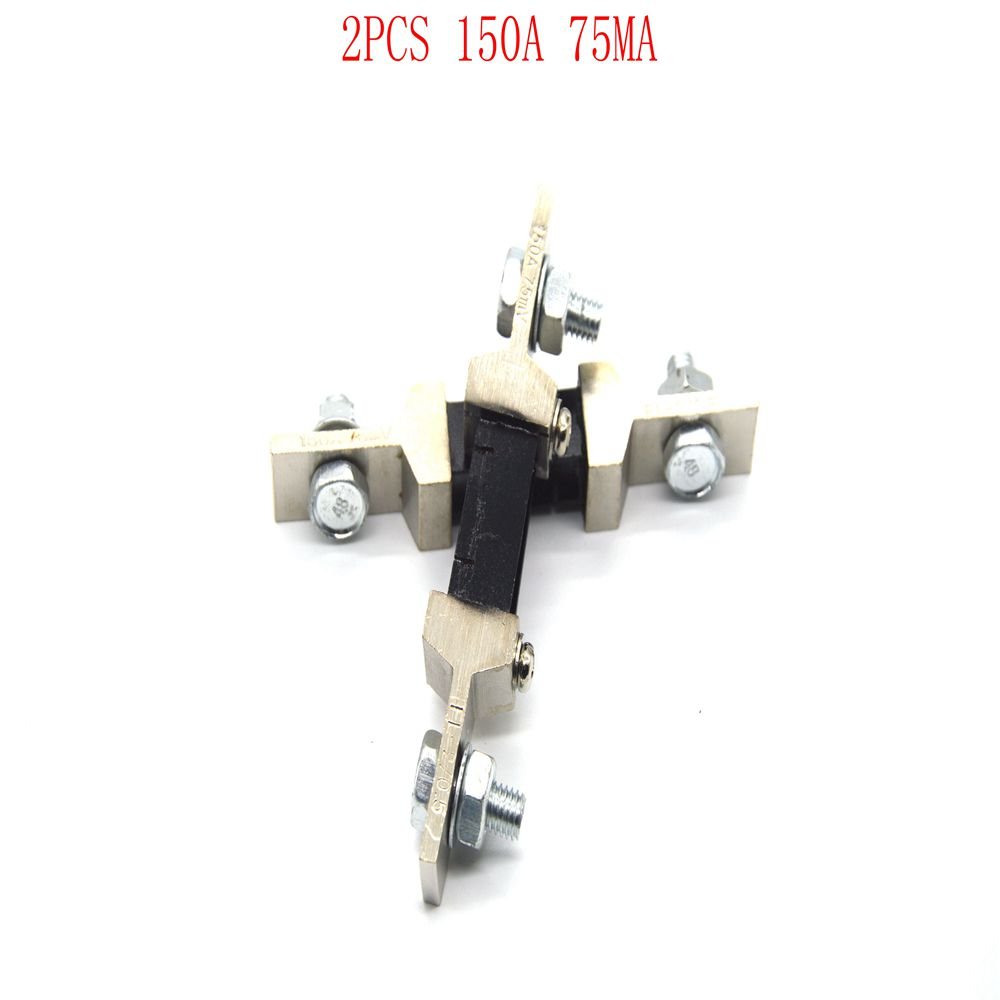 DC shunt 150A Ampere Parallel Resistor Amp Panel Meter Ammeter Shunt Current Tester Digital Ampere Panel Meter Current Shunt Resistor 75MV