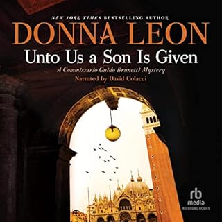 Unto Us a Son Is Given Audiolibro Por Donna Leon arte de portada