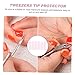 GANAZONO 6Pcs Tweezers Covers for Nail Art Scissors Durable Protector Sleeves for Eyelash Tweezers Cuticle Nippers Portable Easy to Use for Home Professional Beauty