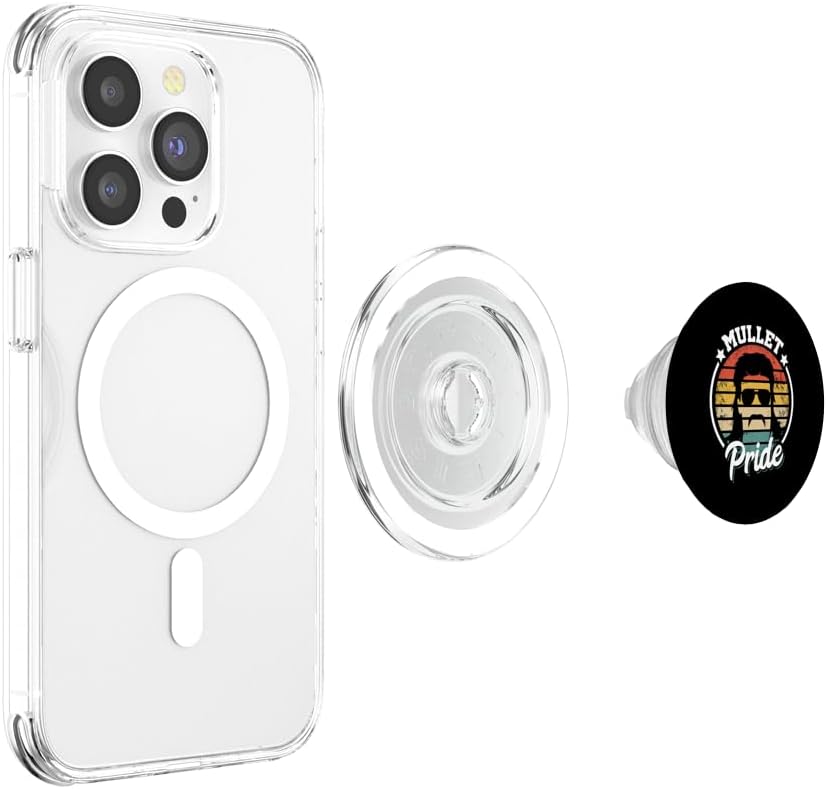 Mullet Pride - Funny Redneck Mullet PopSockets MagSafe PopGrip for iPhone