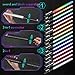 Beyondtrade Lightsabers, Alloy Metal Hilt RGB 15 Colors FX Sound Type-C Rechargeable Heavy Dueling Light Swords with Smooth Swing for Birthday Halloween Xmas Present Adults Kids Toys Cosplay