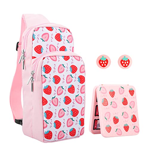 Sac à dos de voyage Switch haute capacité et étui de cartes