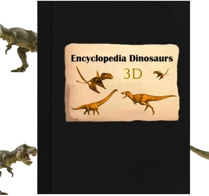 Funny Dinosaur Pop up Book，3D Encyclopedia Prehistorica Dinosaurs，Dinosaur Pop Up，Complete Dinosaur Encyclopedia Gift ，Gift for Kids Adult Dinosaur Lovers(1Pcs)