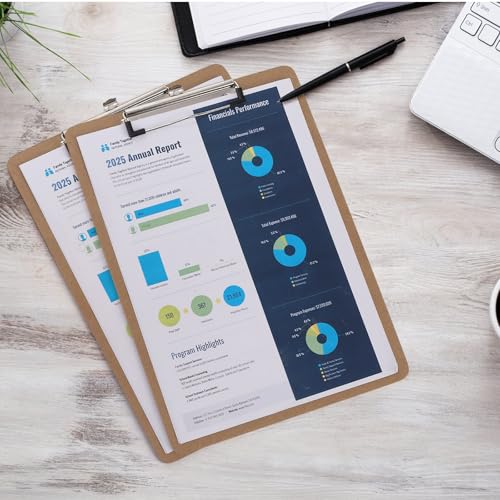 YOUEON 20 Pack Hardboard Office Clipboards, 9 x 12.5 Inch Letter Size Clipboard with Low Profile Clip & Hangable Loop, Clip Boards for Home Office School Hospital Supplies image 7