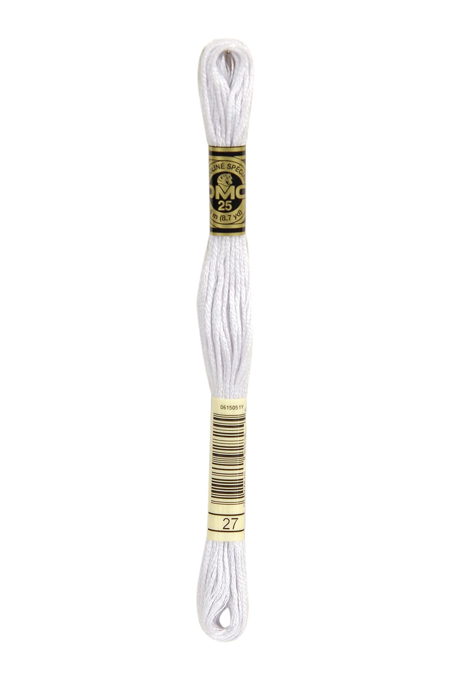 DMC 6-Strand Embroidery Cotton 8.7Yd-White Violet