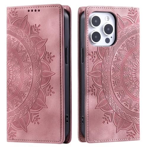 Housse iPhone 16 Pro Max rose avec rabat magnétique pour vos sorties
