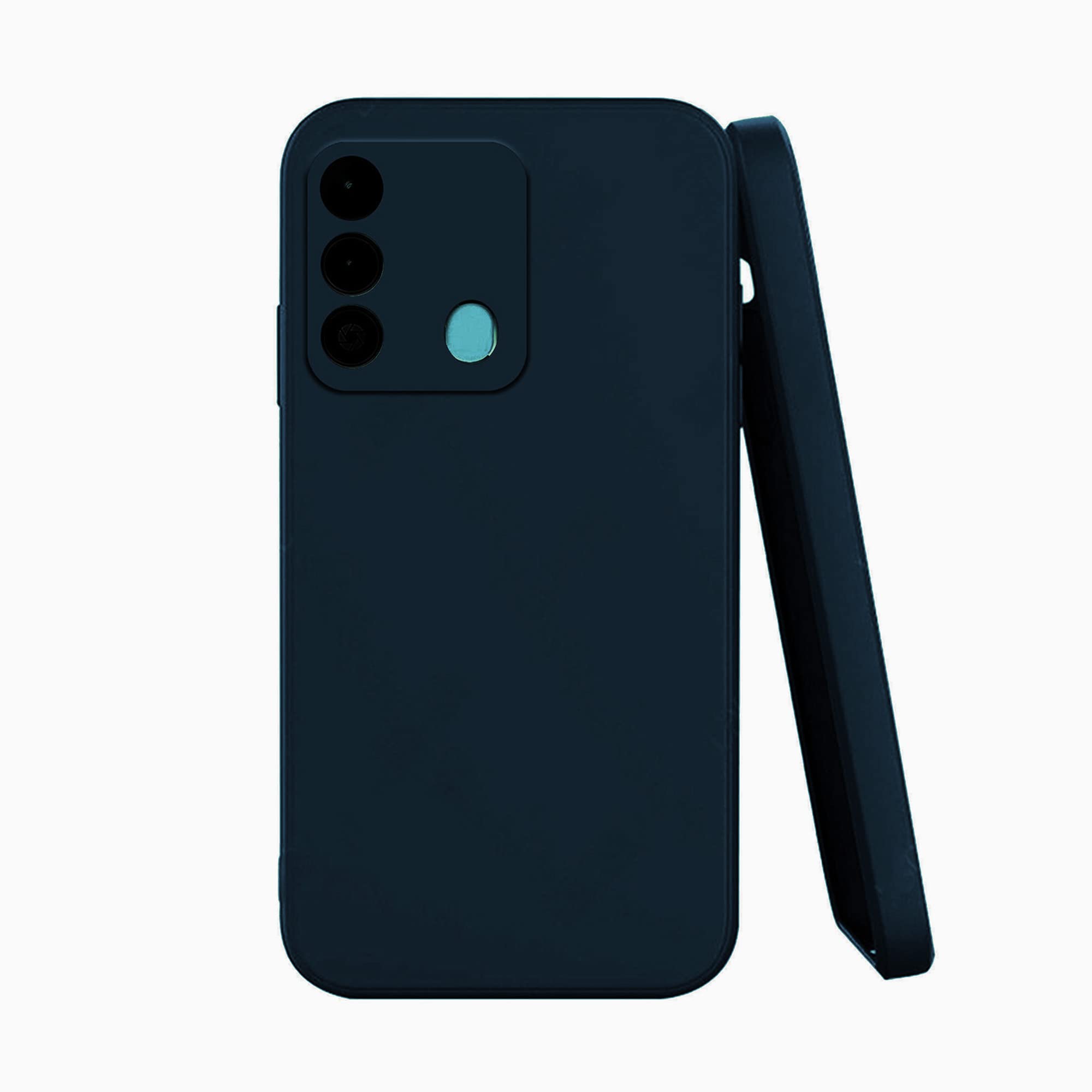 Knotyy Ultra Soft Rubberised Back Cover for Tecno Spark 9 | Inner Velvet Fabric Lining | Matte Silicone Flexible |Raised Bumps for Camera & Screen Protection Back Case Cover - Blue (B0C1NXJ61Z) Amazon Price History, Amazon Price Tracker