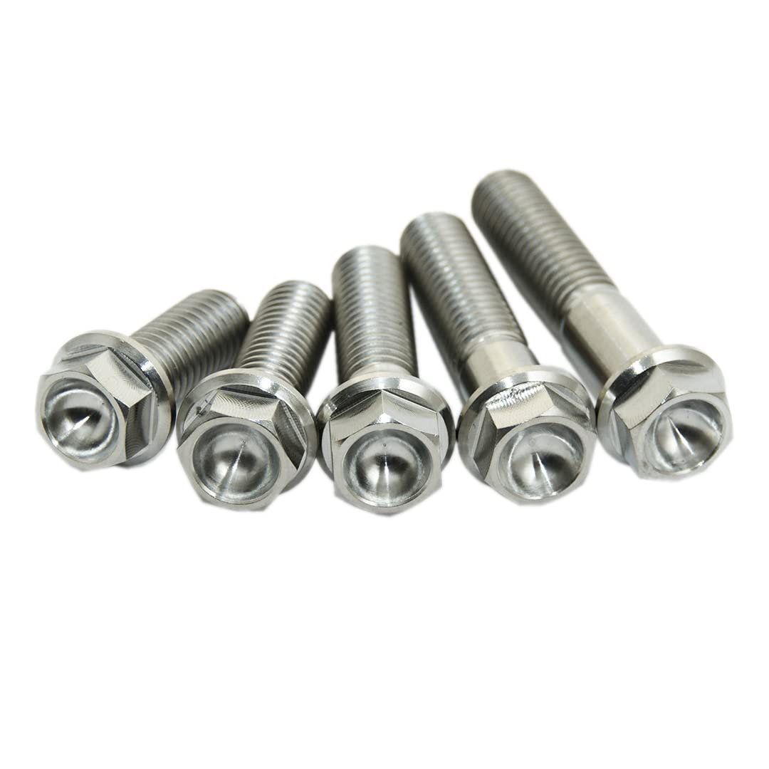 Small Stone 10 Pz M8 Bulloni In Titanio 15 20 25 30 35 40 45 50 55 - Foto 2