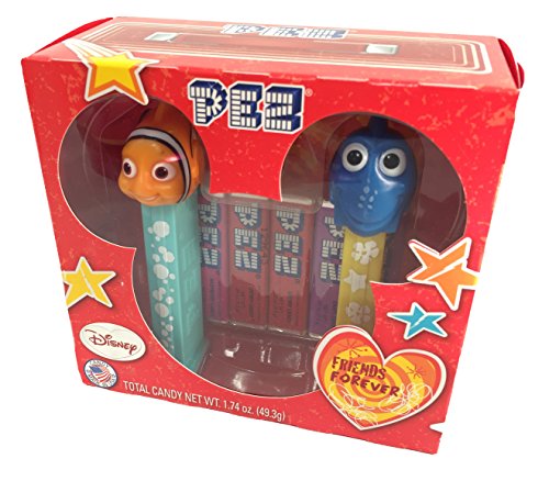 Finding Nemo Pez Friends Collection Includes Nemo & Dory with 6 Rolls of Candy