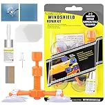 flintronic Kit Riparazione Parabrezza Auto, Kit Ripara Vetro Auto, con Riparazione Resina, per Riparare Le Incrinature, Scheggiature, Fessure e Graffi