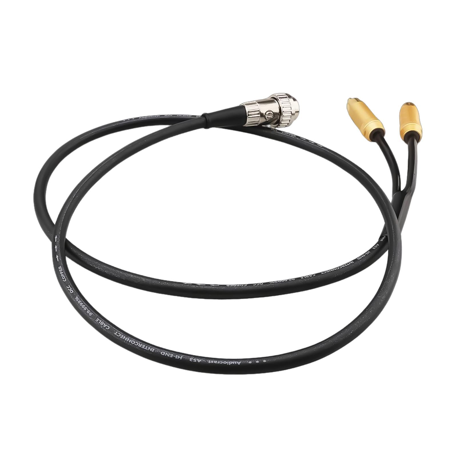 Cavo adattatore audio da 5 pin DIN maschio a doppio maschio, suono ad alta fedeltà per sistemi stereo, 50 cm/100 cm/150 cm