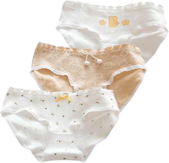 Amazon Co Jp Eukkisレディース 綿ショーツ 3枚セット コットン パンティー M L サイズ レギュラーショーツ フルバックショーツ 可愛いショーツ 透気快適 大きいサイズ 服 ファッション小物