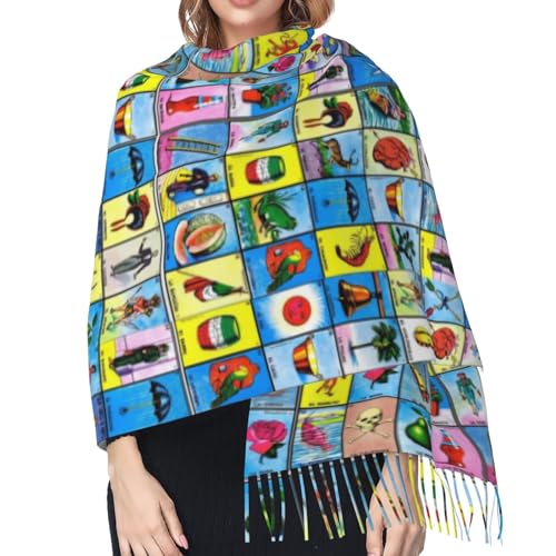 Christmas With-White Snowflakes Women'S Scarf Fashion Long Blanket Scarf Scarf Shawl Wrap With Tassel 77'' X 27''4