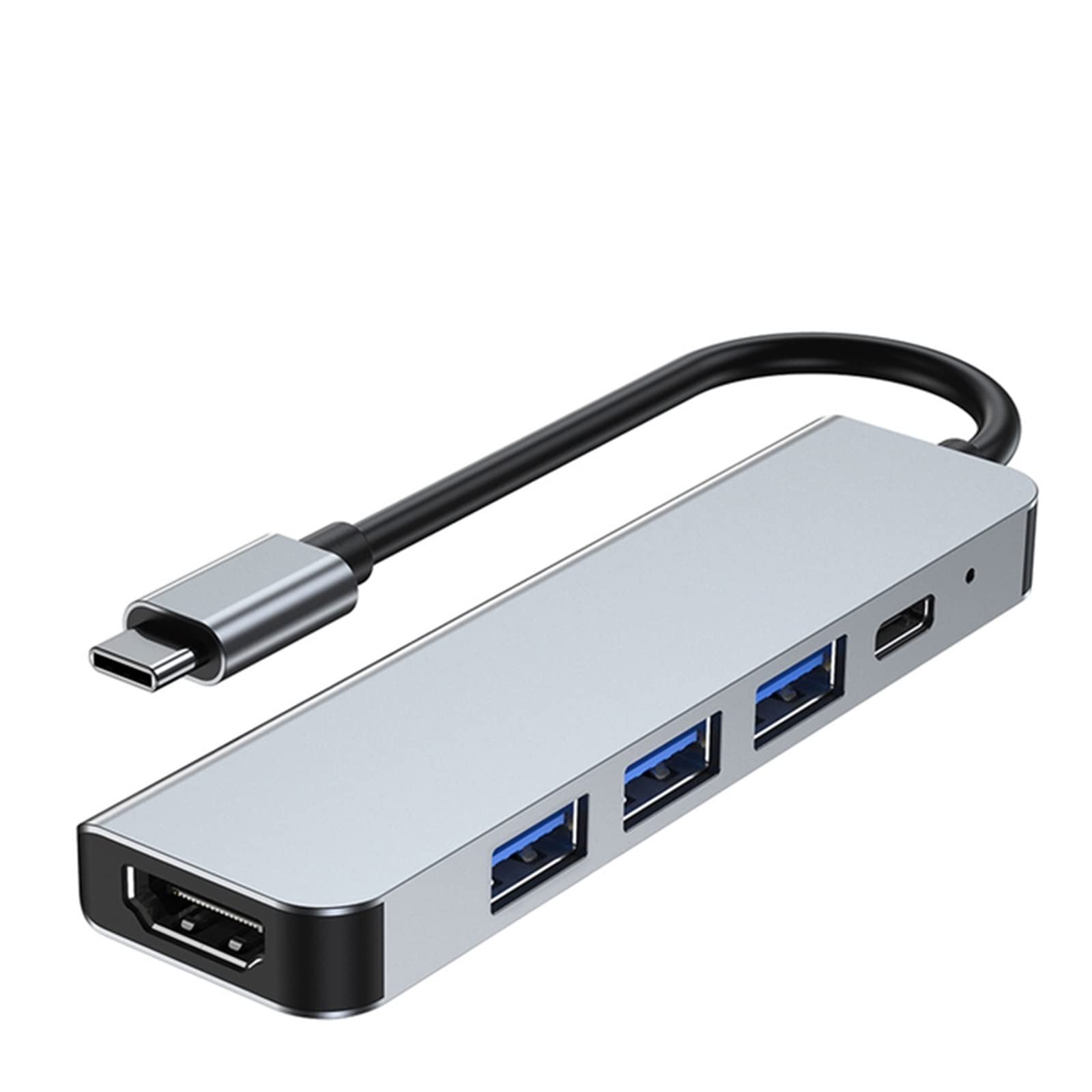 Chargeur USB, 4/8 en 1 USB 3.0 Hub for ordinateur portable adaptateur PC PD Char 8 Ports Station d'accueil USB multi-port de char for plusieurs appareils(5 In 1)