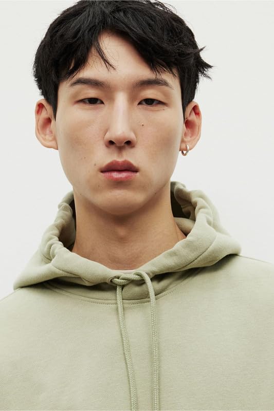 Image of Casual Fleece Hoodie Sweatshirt Solid Hooded Collar Drawstring Long Sleeve Pullover for Men & Women